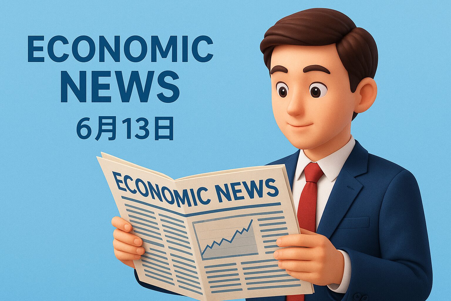 6/13 日本市場に影響ある経済ニュース