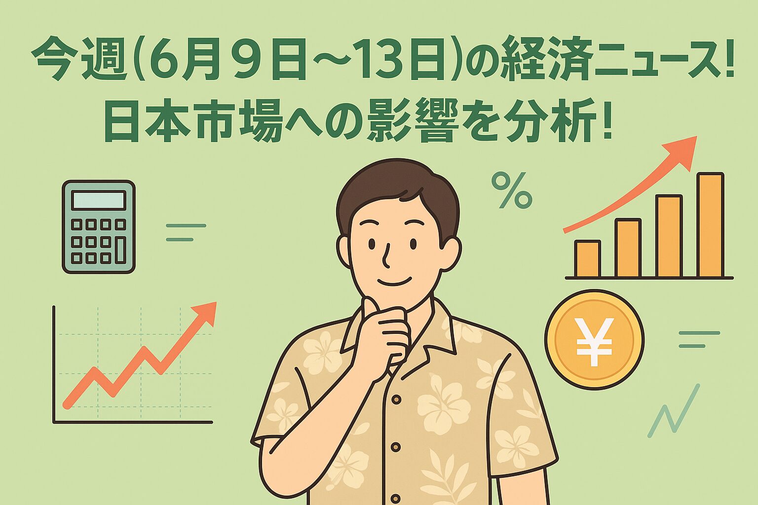 今週の日本市場分析6月9日から13日の経済ニュース