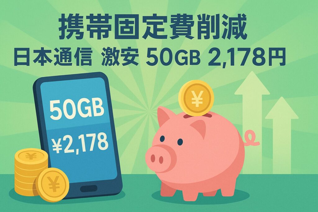 携帯プラン50GB 2,178円