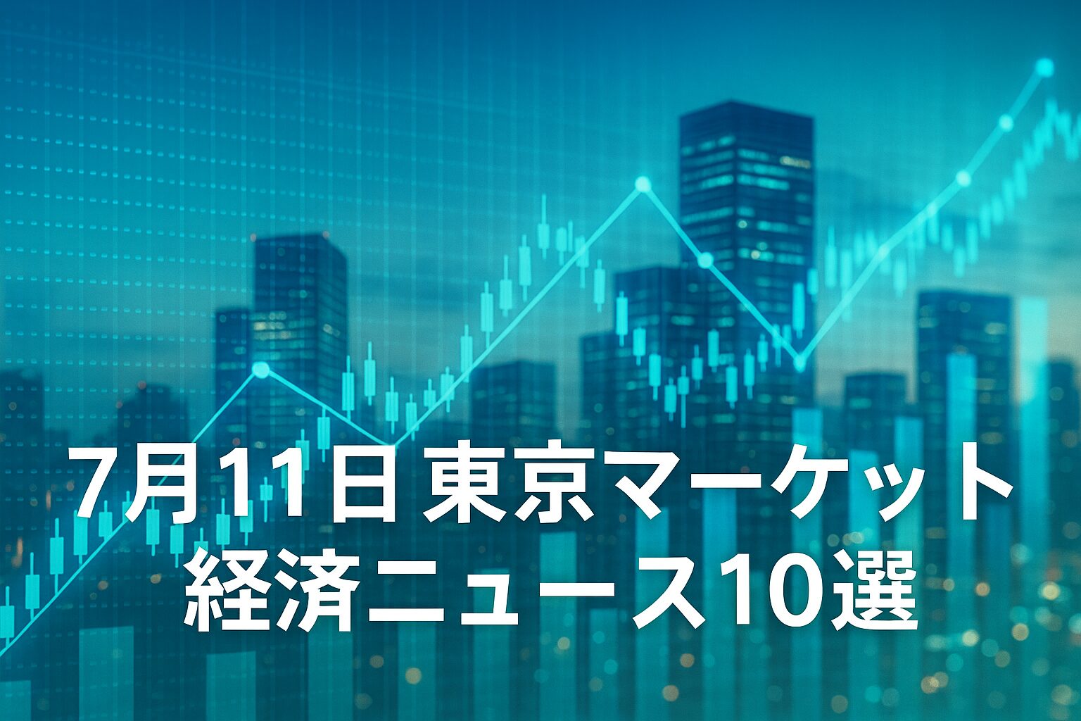 2025年7月11日東京マーケット経済ニュース10選