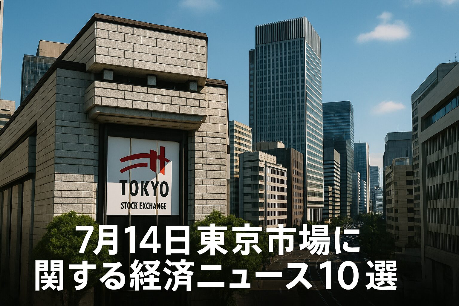 2025年7月14日東京マーケット経済ニュース10選
