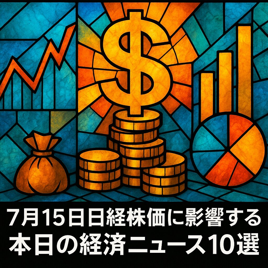 2025年7月15日日経株価に影響する経済ニュース10選